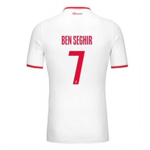 Dres AS Monaco Eliesse Ben Seghir #7 Domaci 2024-25 Kratak Rukav